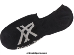 Onitsuka Tiger accesorios 4P8D6N484 negro/gris jaspeado unisexo calcetines invisibles - Image 2