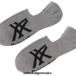 Onitsuka Tiger accesorios 4P8D6N485 gris negro unisexo calcetines invisibles