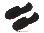 Onitsuka Tiger accesorios 4P8D6N499 negro/rojo unisexo calcetines invisibles