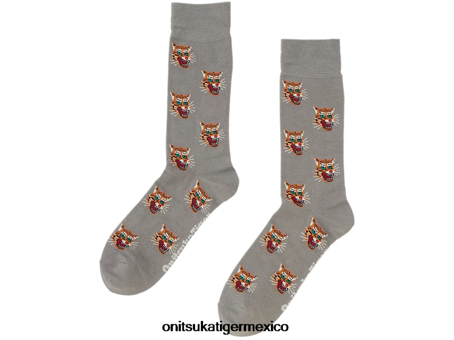 onitsuka_tiger_accesorios_4p8d6n501_cuero_gris_unisexo_medias_medias.png Onitsuka Tiger accesorios 4P8D6N501 cuero gris unisexo medias medias - Image 1