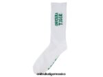 Onitsuka Tiger accesorios 4P8D6N511 blanco verde unisexo medias medias - Image 2