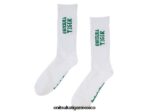 Onitsuka Tiger accesorios 4P8D6N511 blanco verde unisexo medias medias
