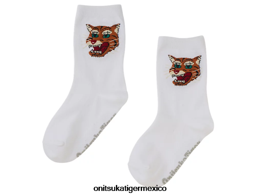 onitsuka_tiger_accesorios_4p8d6n668_blanco_ninos_medias.png Onitsuka Tiger accesorios 4P8D6N668 blanco niños medias - Image 1