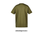 Onitsuka Tiger ropa 4P8D6N374 caqui hombres camiseta ss - Image 2