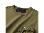 Onitsuka Tiger ropa 4P8D6N374 caqui hombres camiseta ss - Image 3