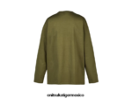 Onitsuka Tiger ropa 4P8D6N375 caqui hombres es camiseta - Image 2