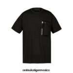 Onitsuka Tiger ropa 4P8D6N376 negro hombres camiseta ss