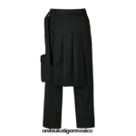 Onitsuka Tiger ropa 4P8D6N377 negro hombres pantalones
