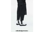 Onitsuka Tiger ropa 4P8D6N377 negro hombres pantalones - Image 4