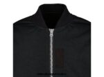 Onitsuka Tiger ropa 4P8D6N379 negro hombres chaqueta de bombardero - Image 4