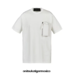 Onitsuka Tiger ropa 4P8D6N382 blanco hombres camiseta ss