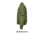 Onitsuka Tiger ropa 4P8D6N383 caqui hombres chaqueta de bombardero - Image 2