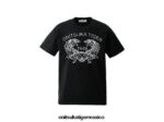 Onitsuka Tiger ropa 4P8D6N386 negro unisexo camiseta gráfica - Image 3