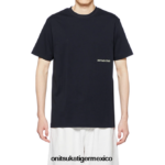 Onitsuka Tiger ropa 4P8D6N387 negro unisexo camiseta gráfica