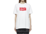 Onitsuka Tiger ropa 4P8D6N388 blanco rojo unisexo camiseta con logo - Image 2