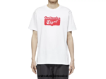 Onitsuka Tiger ropa 4P8D6N388 blanco rojo unisexo camiseta con logo