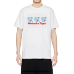Onitsuka Tiger ropa 4P8D6N390 blanco unisexo camiseta gráfica
