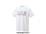 Onitsuka Tiger ropa 4P8D6N390 blanco unisexo camiseta gráfica - Image 3