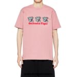 Onitsuka Tiger ropa 4P8D6N391 Rosa claro unisexo camiseta gráfica