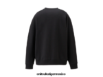 Onitsuka Tiger ropa 4P8D6N394 negro unisexo sudadera - Image 2