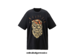 Onitsuka Tiger ropa 4P8D6N395 negro unisexo camiseta gráfica - Image 5