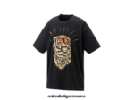 Onitsuka Tiger ropa 4P8D6N395 negro unisexo camiseta gráfica - Image 7