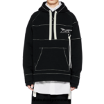 Onitsuka Tiger ropa 4P8D6N397 negro unisexo sudadera