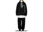 Onitsuka Tiger ropa 4P8D6N397 negro unisexo sudadera - Image 22