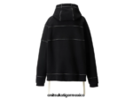 Onitsuka Tiger ropa 4P8D6N397 negro unisexo sudadera - Image 24