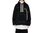 Onitsuka Tiger ropa 4P8D6N397 negro unisexo sudadera - Image 4