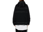 Onitsuka Tiger ropa 4P8D6N397 negro unisexo sudadera - Image 5