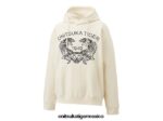 Onitsuka Tiger ropa 4P8D6N398 blanco unisexo sudadera con capucha - Image 2