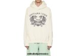 Onitsuka Tiger ropa 4P8D6N398 blanco unisexo sudadera con capucha