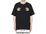 Onitsuka Tiger ropa 4P8D6N400 negro unisexo camiseta gráfica