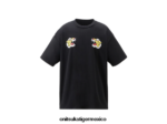 Onitsuka Tiger ropa 4P8D6N400 negro unisexo camiseta gráfica - Image 5