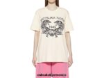 Onitsuka Tiger ropa 4P8D6N402 blanco unisexo camiseta gráfica