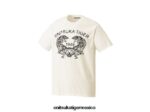 Onitsuka Tiger ropa 4P8D6N402 blanco unisexo camiseta gráfica - Image 4