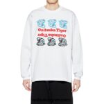 Onitsuka Tiger ropa 4P8D6N403 blanco unisexo camiseta gráfica