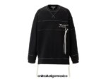 Onitsuka Tiger ropa 4P8D6N405 negro unisexo esta arriba - Image 13