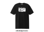 Onitsuka Tiger ropa 4P8D6N407 blanco negro unisexo camiseta con logo - Image 4