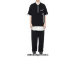 Onitsuka Tiger ropa 4P8D6N410 negro unisexo parte superior - Image 2