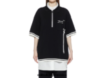 Onitsuka Tiger ropa 4P8D6N410 negro unisexo parte superior - Image 7