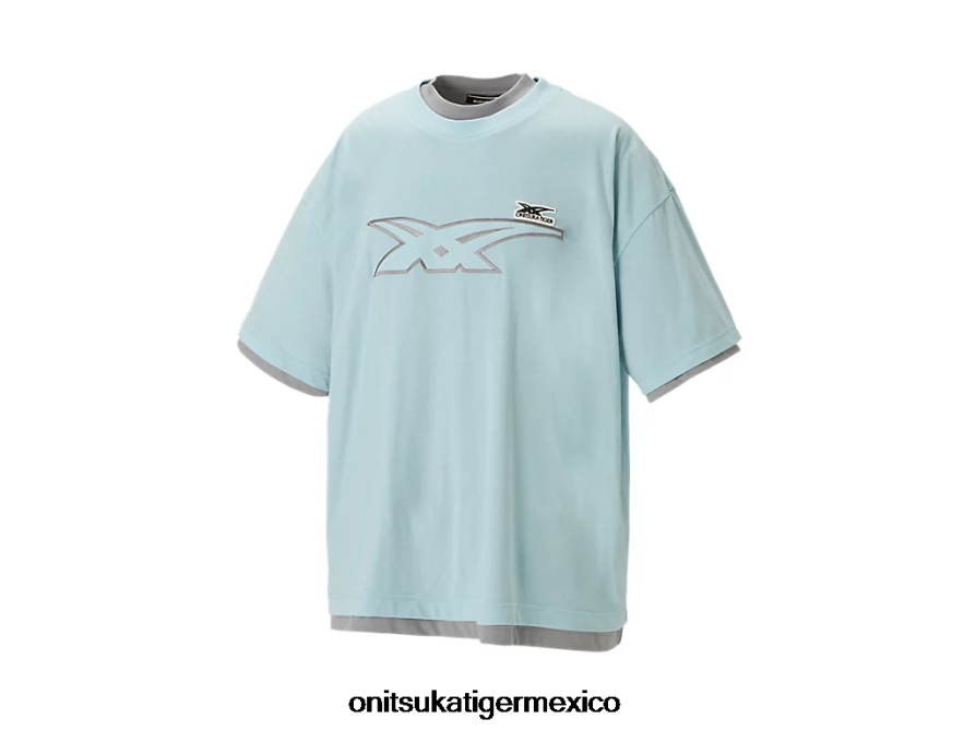 Onitsuka Tiger ropa 4P8D6N411 azul claro/gris unisexo parte superior - Image 30