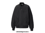 Onitsuka Tiger ropa 4P8D6N415 negro unisexo chaqueta bomber p - Image 20