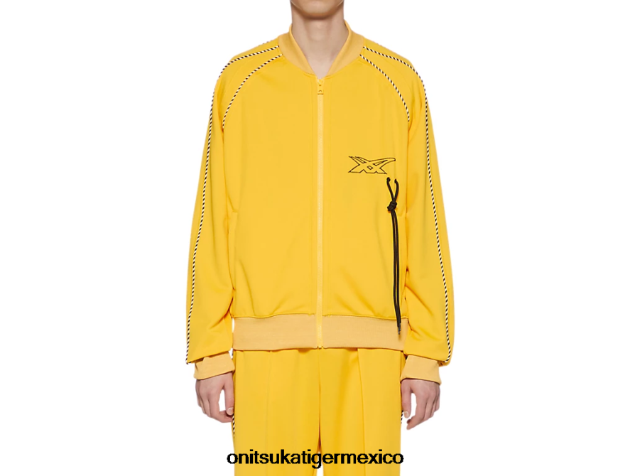 onitsuka_tiger_ropa_4p8d6n418_amarillo_unisexo_pista_superior.png Onitsuka Tiger ropa 4P8D6N418 amarillo unisexo pista superior - Image 1