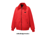 Onitsuka Tiger ropa 4P8D6N419 rojo hombres cazadora holgada - Image 3