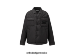 Onitsuka Tiger ropa 4P8D6N421 negro hombres chaqueta