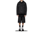 Onitsuka Tiger ropa 4P8D6N421 negro hombres chaqueta - Image 4