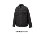 Onitsuka Tiger ropa 4P8D6N421 negro hombres chaqueta - Image 5