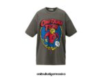 Onitsuka Tiger ropa 4P8D6N423 gris oscuro hombres camiseta gráfica
